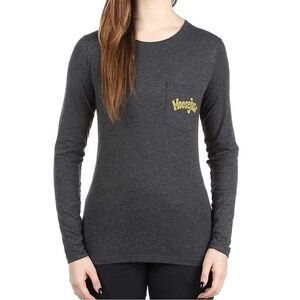 NWTs Moosejaw Womens Fried Onion Puff Rings LS Pocket Tee Size Large